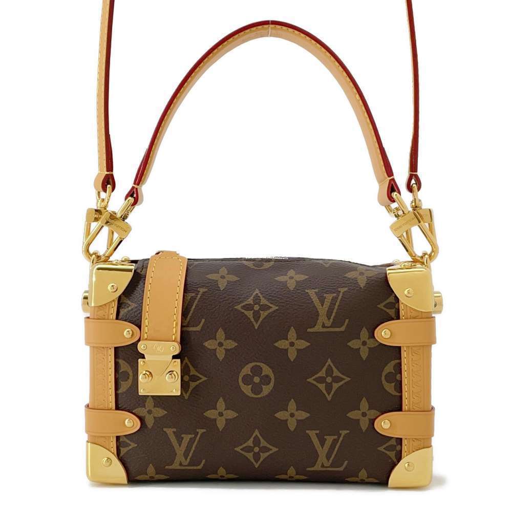 Louis Vuitton Monogram Side Trunk Handbag Shoulder Bag